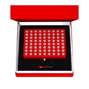 Christian Louboutin Abracadabra La Palette Refillable Studded Card Holder Mirror